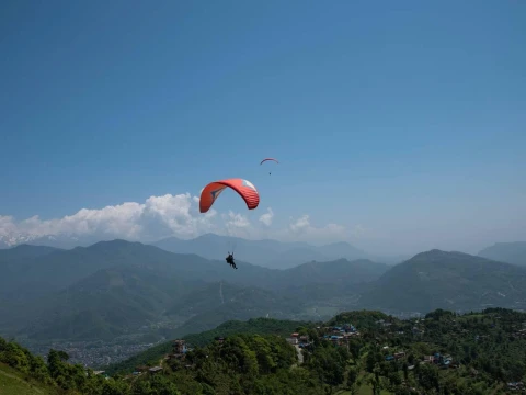 Paragliding in Pokhara